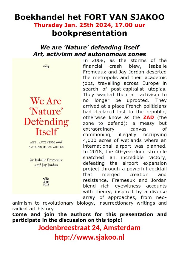 Book presentation: We Are ‘Nature’ Defending Itself
